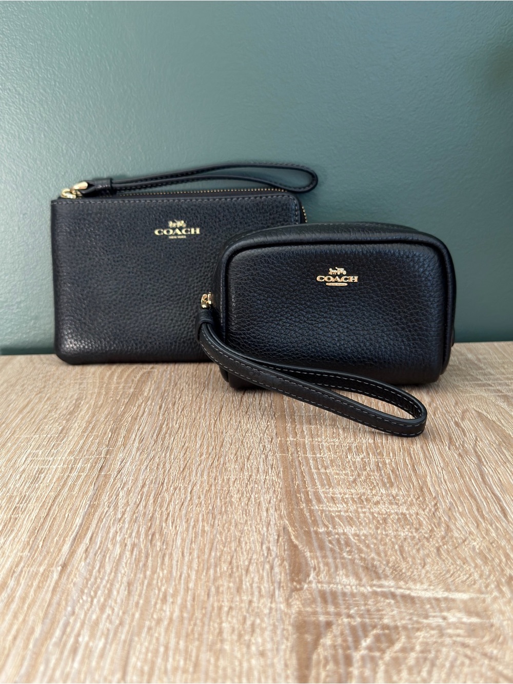 Coach Wristlet & Pouch Bundle